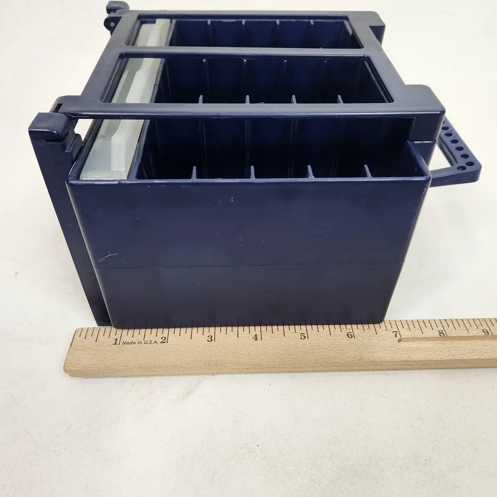 Vintage Whispers Archival Ink Pad Storage Case Carrying Cady Blue